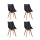 thumbnail image 1 of Pack 4 Sillas de Comedor Otawa Negro, 1 of 6