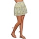 thumbnail image 4 of INSPIRE CHIC Falda Mini de Chifón con Volantes en Capas Estampado Floral Cintura Elástica Amarillo Azul XL para Mujer, 4 of 6