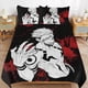 thumbnail image 1 of Juego de ropa de cama Jujuu isen Gojo, funda nórdica, cómoda y ligera, con estampado de dibujos animados, 3 piezas., 1 of 3