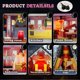 thumbnail image 4 of Set de construcción ZIQILIGHTING Pink Palace House con luces 1349 piezas, 4 of 7