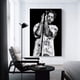 thumbnail image 3 of Póster estético en blanco y negro de Post Malone, lienzo decorativo para pared, póster para sala de estar, dormitorio, 30 x 45 cm, 3 of 5