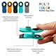 thumbnail image 5 of Clip magnético de silicona azul Hedameili - paquete de 10 unidades, 5 of 5