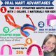 thumbnail image 2 of Protector bucal juvenil Oral Mart con correa naranja/azul, 2 of 8