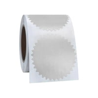 Magideal - Pegatina De Premio, Pegatina De Certificado De Distinción, Etiqueta En Relieve, Pegatina Adhesiva Metálica, Cinta De Papel, Ideal Para Ceremonias De P Plata