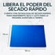 thumbnail image 5 of Toalla XL Microfibra Suede Azul, 5 of 6