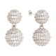 thumbnail image 1 of Pendientes Elegant Confetti Tokyo chapados en oro blanco de 18 quilates, 1 of 4
