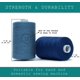 thumbnail image 3 of Hilo de coser BlesSew 6 carretes de 1000 yd poliéster en tonos azules, 3 of 6