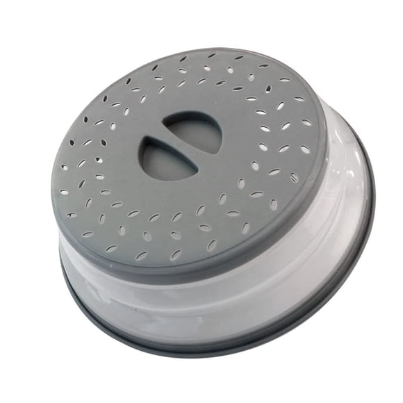 Cubierta Antisalpicaduras Para Microondas Plegable 26 8 Cm Gris