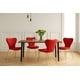 thumbnail image 2 of Silla Jlove Velvet Gold - Rojo, 2 of 3