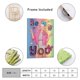 thumbnail image 2 of JOJO Siwa Cuadro decorativo colgante - Arte de pared - Póster enmarcado - Decoración de pared - Regalos para familia, amigos y aficionados 40*60 cm, 2 of 6