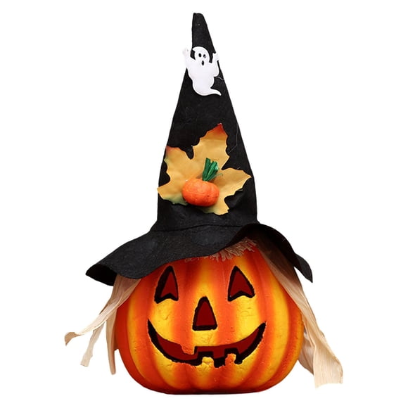 Ilumine La Linterna De La Calabaza De La Espuma De Halloween Decorativa Para El Estilo D Del Porche De La Mesa De La Casa