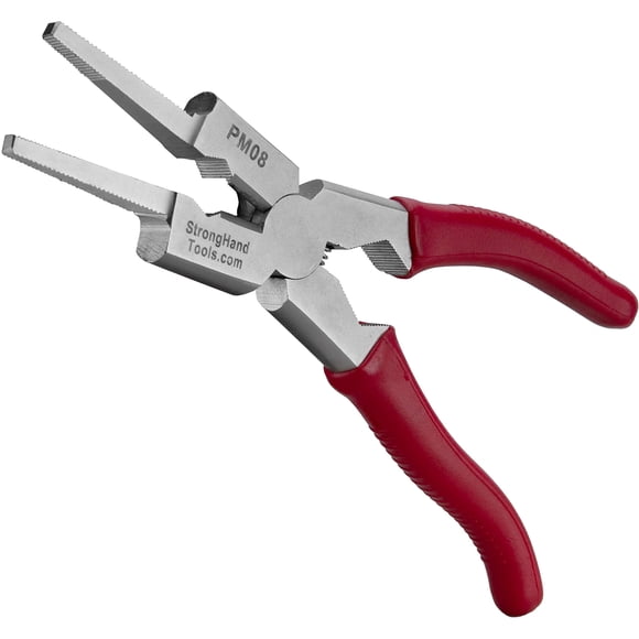 Alicates de soldadura Mig Strong Hand Tools PM08 de 20 cm con cara de martillo