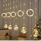 thumbnail image 1 of Esferas Navideñas Luces Navidad Cascada Luces Aros Pascua, 1 of 10