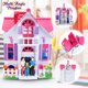 thumbnail image 2 of Miniset de juego plegable My Pretty Dollhouse Fold and Go Pretend Play de Liberty Imports con juguete de bolsillo, figuras familiares, muebles y accesorios para el hogar, 2 of 7