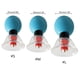 thumbnail image 2 of Beauty Healthy Acupuncture S M L Size Needle Magnetic Acupressure Massage Vacuum Tank Cupping Therapy Device Lose Weight Drop, 2 of 3