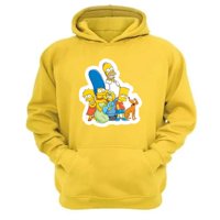 Genérico - Polerón Canguro Familia Amarilla Amarillo Talla M Unisex