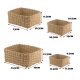 thumbnail image 3 of Juego de 4 cestas de paja organizador almacenamiento hogar, 3 of 3