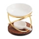 thumbnail image 2 of Portavelas Tealight Gabinete Salón Ornamento SPA Quemador De Aceite Esencial Oro, 2 of 5