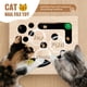 thumbnail image 4 of Caja de enriquecimiento con rompecabezas y rascador para gatos de madera maciza MB MBEAU, 4 of 7