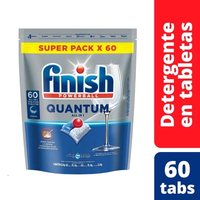 Detergente Tabletas Quantum 60 Un Finish