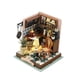 thumbnail image 4 of Kits De Casa De Muñecas En Miniatura Artesanales, Luz LED, Caja De Habitación De Madera Moderna, Manualidades, Estilo A, 4 of 5