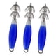 thumbnail image 1 of 3x Anzuelos Luminosos Para Calamar, Señuelos De Pesca Artificiales, Anzuelos De Metal Para Calamar, Color Azul, 1 of 5