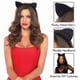 thumbnail image 2 of Costume Leg Avenue con orejas de gato negras de terciopelo para mujer, 2 of 2