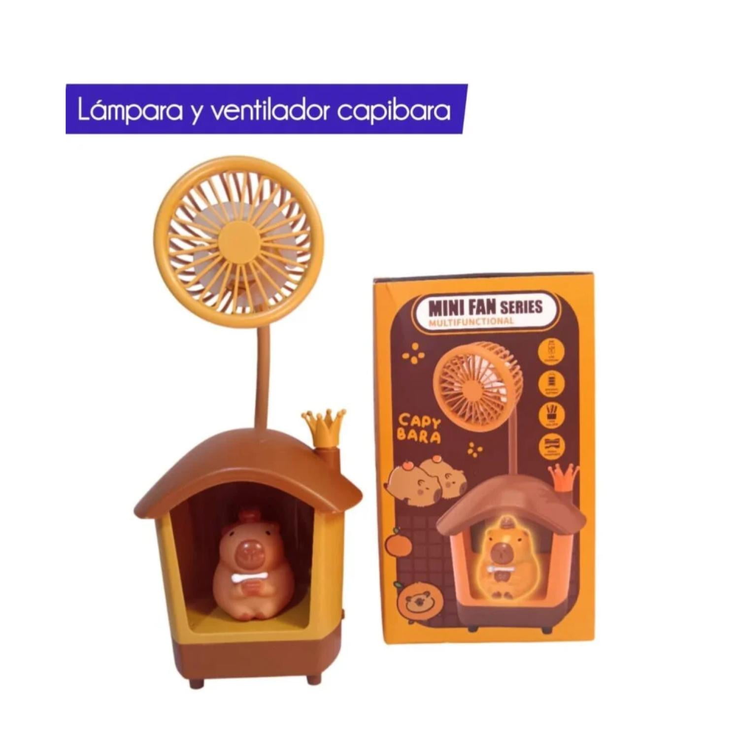 Total Upgrate - Mini Ventilador Escritorio Usb Tematica Capibara Infantil