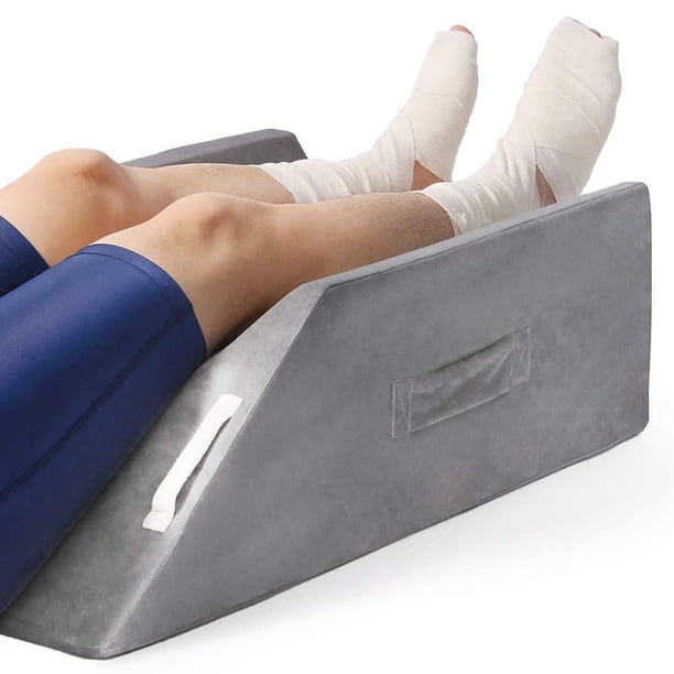Almohada viscoelástica LightEase para elevación de piernas, espuma viscoelástica para después de la cirugía