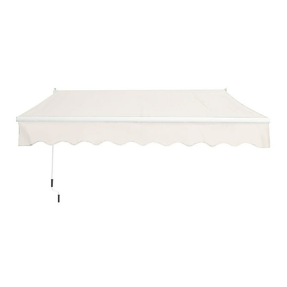 Toldo con brazo retractil Terrazas 4x2.5 Mts Blanco