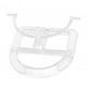 thumbnail image 2 of Marco De Anteojos Riser Display Stand Sunglass Rack Para Home Tabletop Dresser 1 Layer, 2 of 3