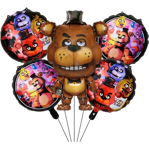 Set de 5 globos de foil para cumpleaños Freddy de DMORED