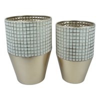 Genérico - Set 2 Maceta Decorativa Diseño Sofisticado Versátil Jhn