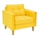 thumbnail image 2 of Sofa Retro 1C Felpa 01 Amarillo, 2 of 6