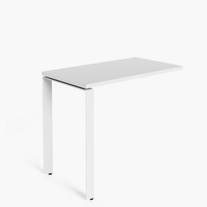 Form Office - Lateral Para Escritorio Space 50X90 Blanco