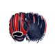 thumbnail image 1 of Guante de béisbol WILSON A2K 1724SS 29 cm Azul marino/Rojo, 1 of 8