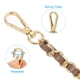 thumbnail image 4 of Uxcell 39" Correa de Cadena para Bolso, Reemplazo de Correa de Cadena para Bricolaje Ajustable, Marrón Oro, 4 of 6