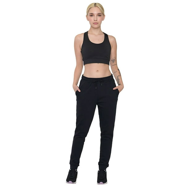 Buzo Mujer Deportivo Jogger Color Negro Corona