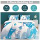 thumbnail image 5 of Cinnamoroll Quilt Set Thicken Soft 3 Pieces Bedding Set All Season Duvet Cove with 2 Pillowcases for Adult Women Girls Teens Home Room Decor, 5 of 5