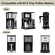 thumbnail image 4 of Filtros De Café #4 Cone 8 A 12 Tazas Sin Blanquear 200 Unidades, 4 of 9