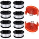 thumbnail image 1 of Carrete AF-100, AF-100-3ZP, repuesto de carrete de alimentación automática AF100 de 0,065" para desbrozadora AF1003ZP (paquete de 8 + 2 tapas de carrete y resorte), 1 of 7