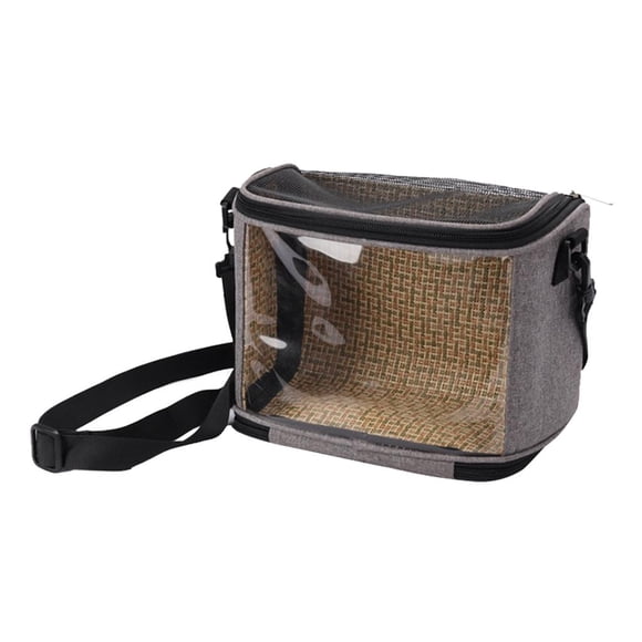 Bird Parrot Carrier Bag Bolsa De Viaje Transparente Y Transpirable Para Mascotas Para Conejo Gris
