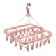thumbnail image 1 of Secador De Ropa Plegable Secador De Ropa Interior Calcetines A Prueba De Viento 32 Clavijas Rosa, 1 of 5