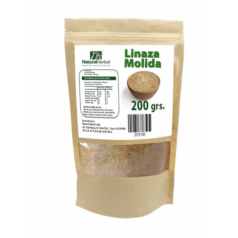 Natural Herbal - Harina De Linaza 200 Gramos
