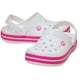 thumbnail image 2 of Zuecos Crocs Crocband para Niños Blanco y Rosa Talla 4, 2 of 7