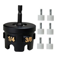 Magideal - Accesorio De Taladro Con Cremallera Para Tuercas, Destornillador De Tuercas Con Vástago Hexagonal, Mantenimiento, Extracción Rápida Y Resistente De Tu