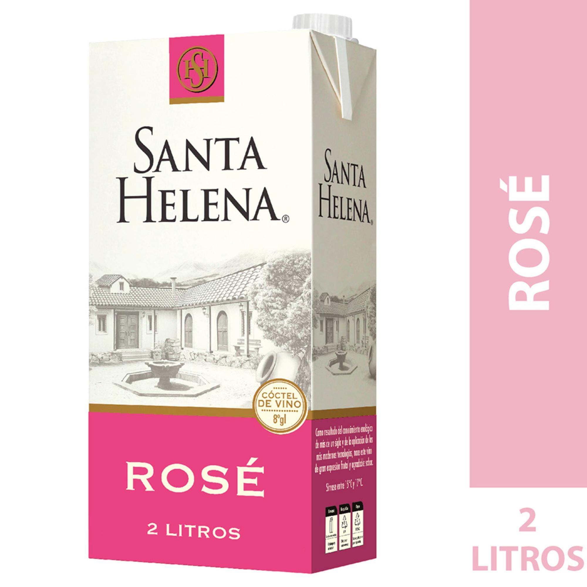 Cóctel De Vino Rosé 8° Caja 2 L Santa Helena