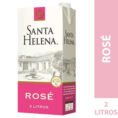 Cóctel De Vino Rosé 8° Caja 2 L Santa Helena