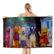 thumbnail image 1 of Los Backyardigans Toalla de playa de secado rápido con diseño temático, regalo para mujeres y niñas, ideal para cumpleaños, fans, amantes de la música, uso en la playa o al aire libre, 78 × 160 cm, 1 of 6