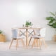 thumbnail image 1 of Comedor Mesa Shanna 100cm + 4 Sillones Rubik Color Blanco, 1 of 7